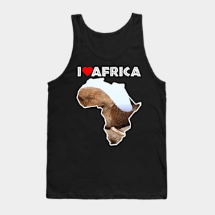 I Love Africa Elephant Scents Tank Top